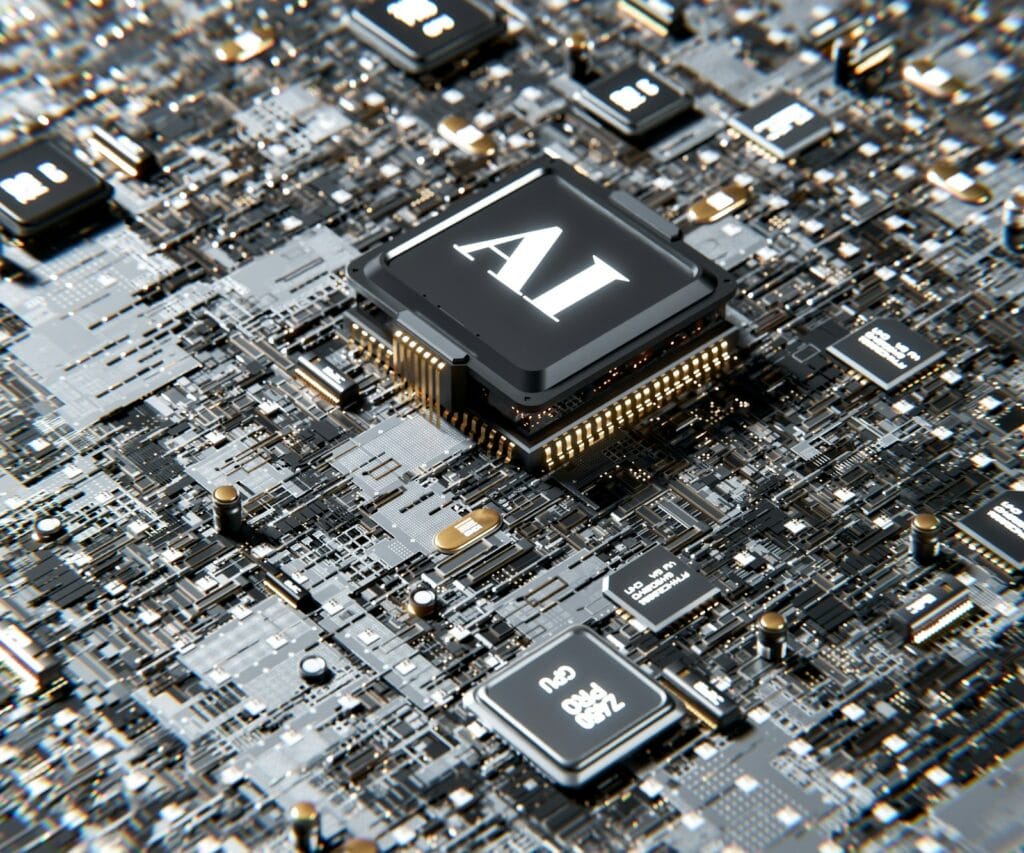 AI and connected technology, illustrating the Model Context Protocol bridge to WordPress