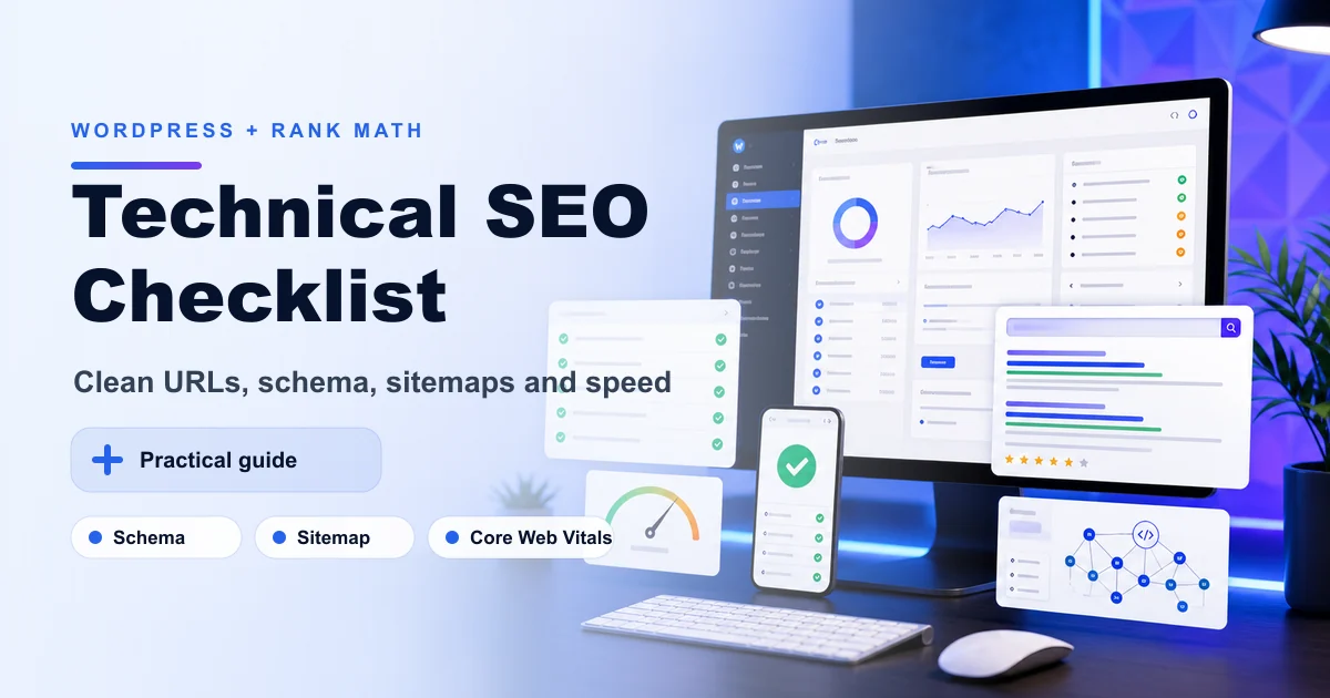 A Practical Technical SEO Checklist for WordPress with Rank Math